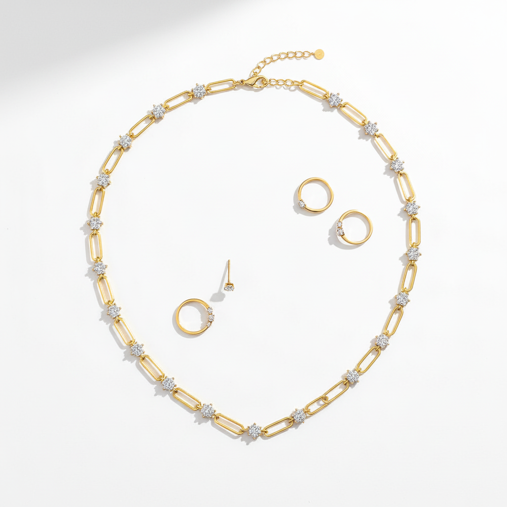 Flat Lay with Jewelry