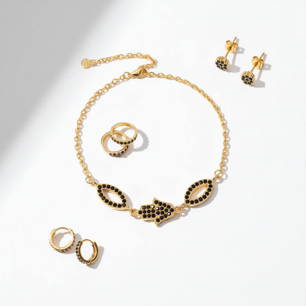 Flat Lay with Jewelry