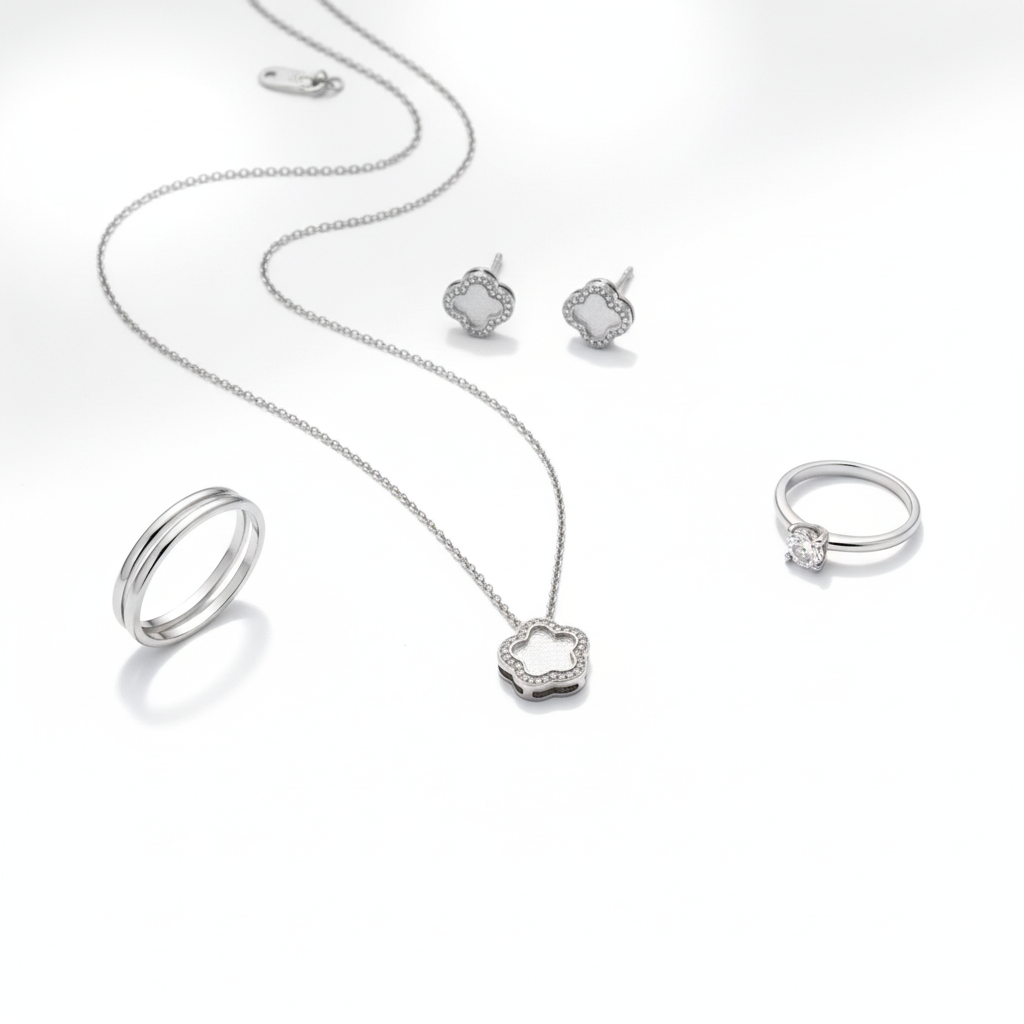 Flat Lay with Jewelry