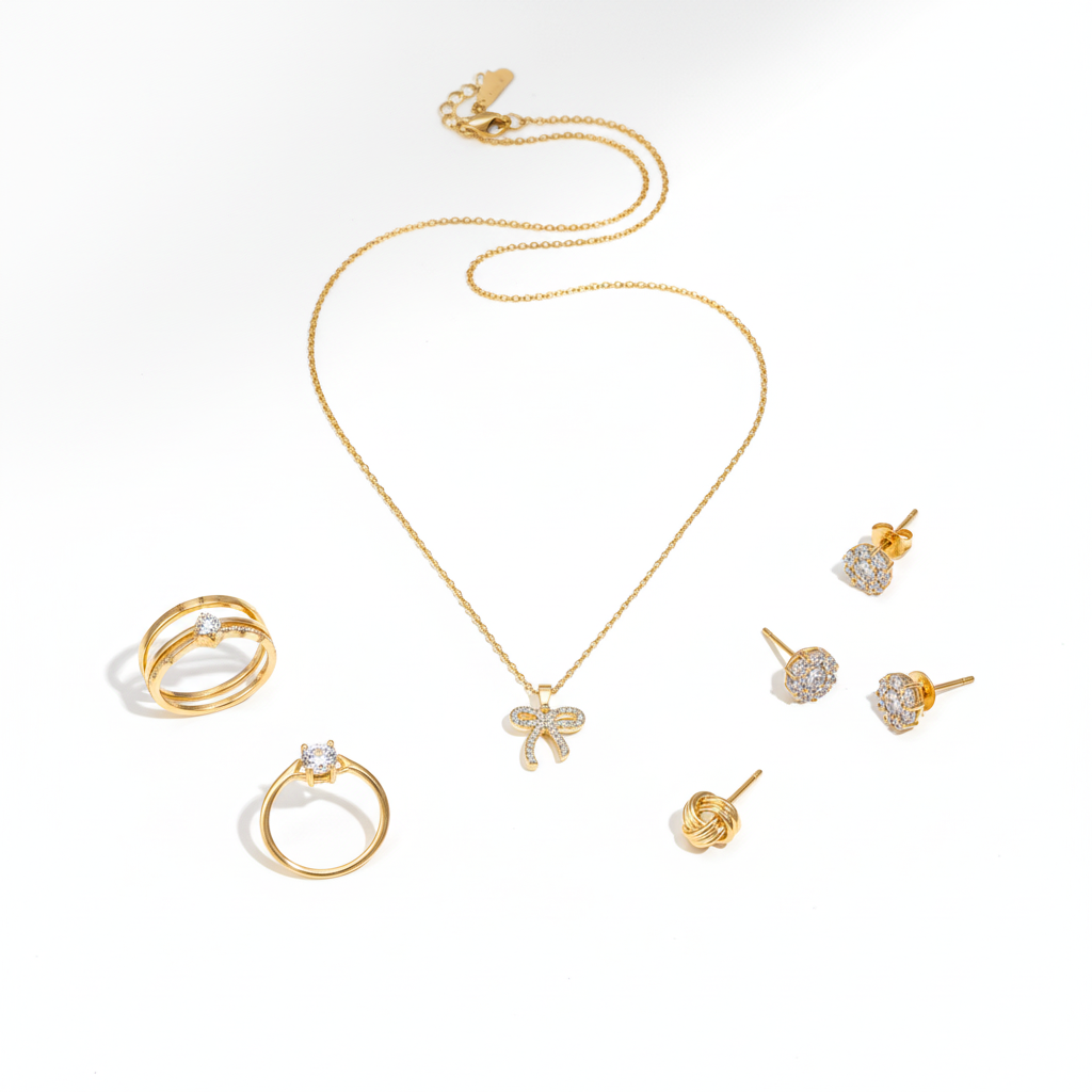 Flat Lay with Jewelry