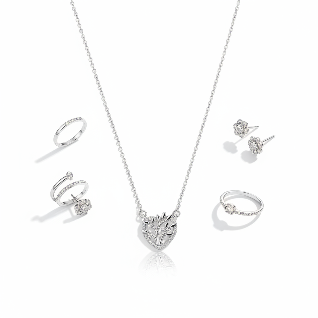 Flat Lay with Jewelry
