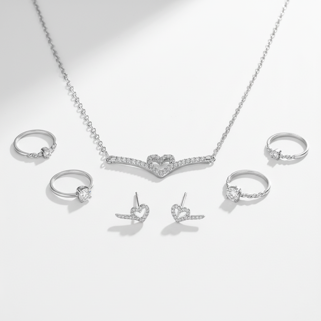 Flat Lay with Jewelry