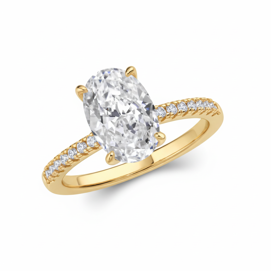 Gold Cherie Ring - White Background Updated