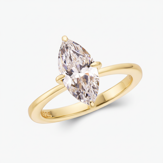 Gold Feu Ring - White Background