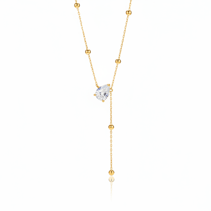 Gold Y-necklace