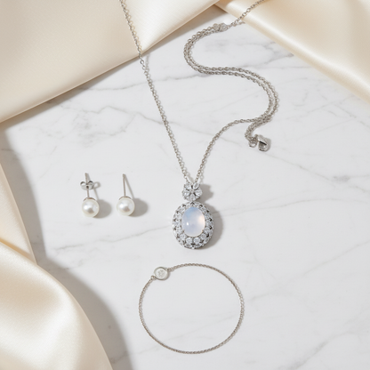 Jewelry Styling Flat Lay