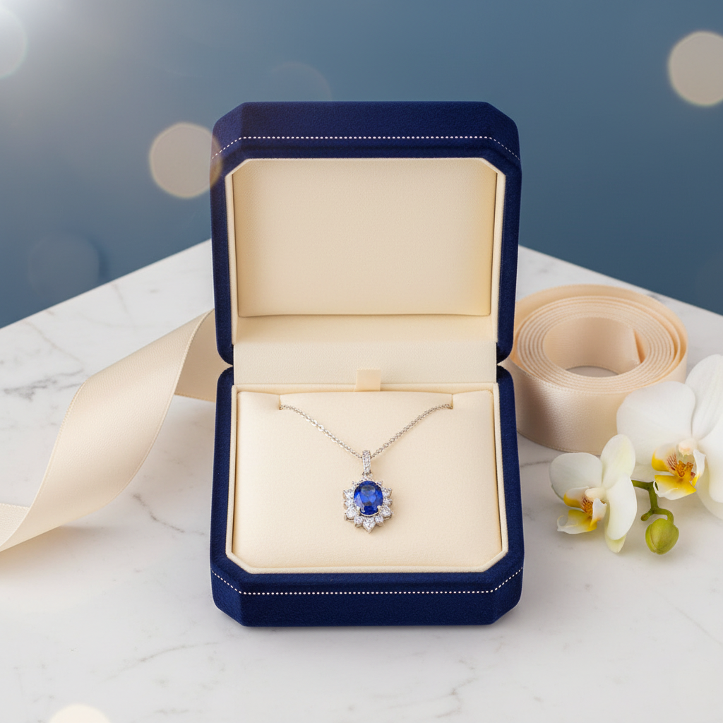 Luxury gift box scene