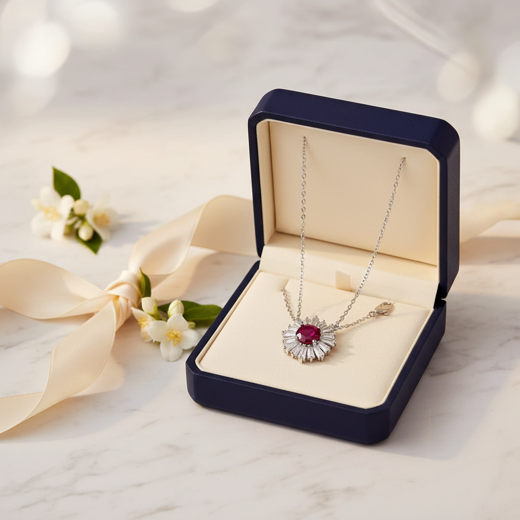 Luxury gift box scene