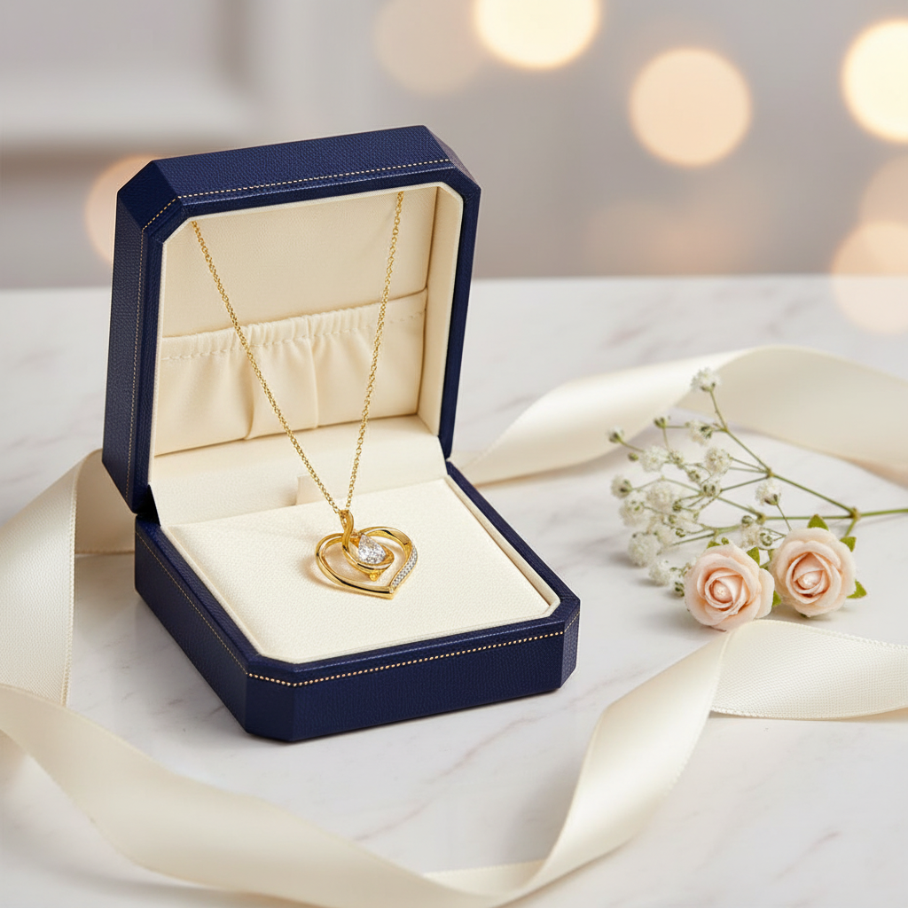 Luxury gift box scene