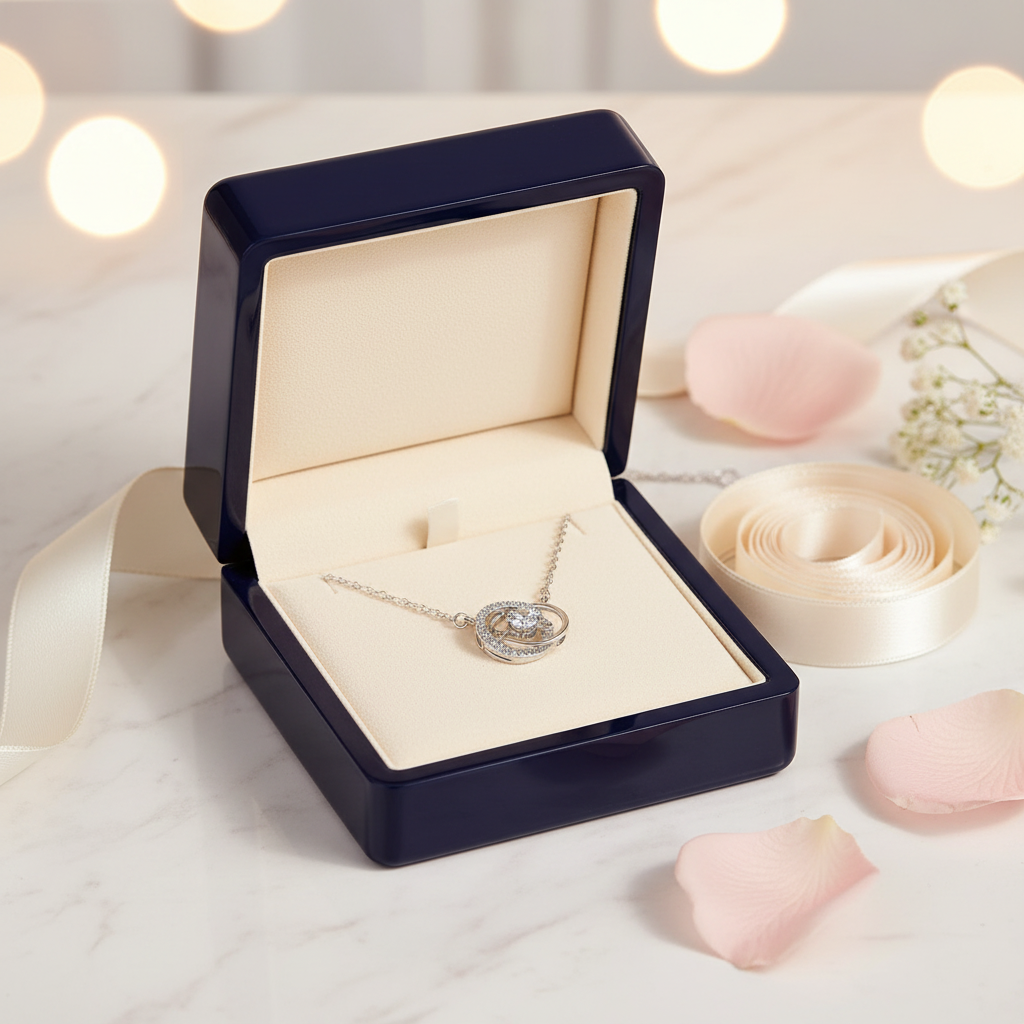 Luxury gift box scene