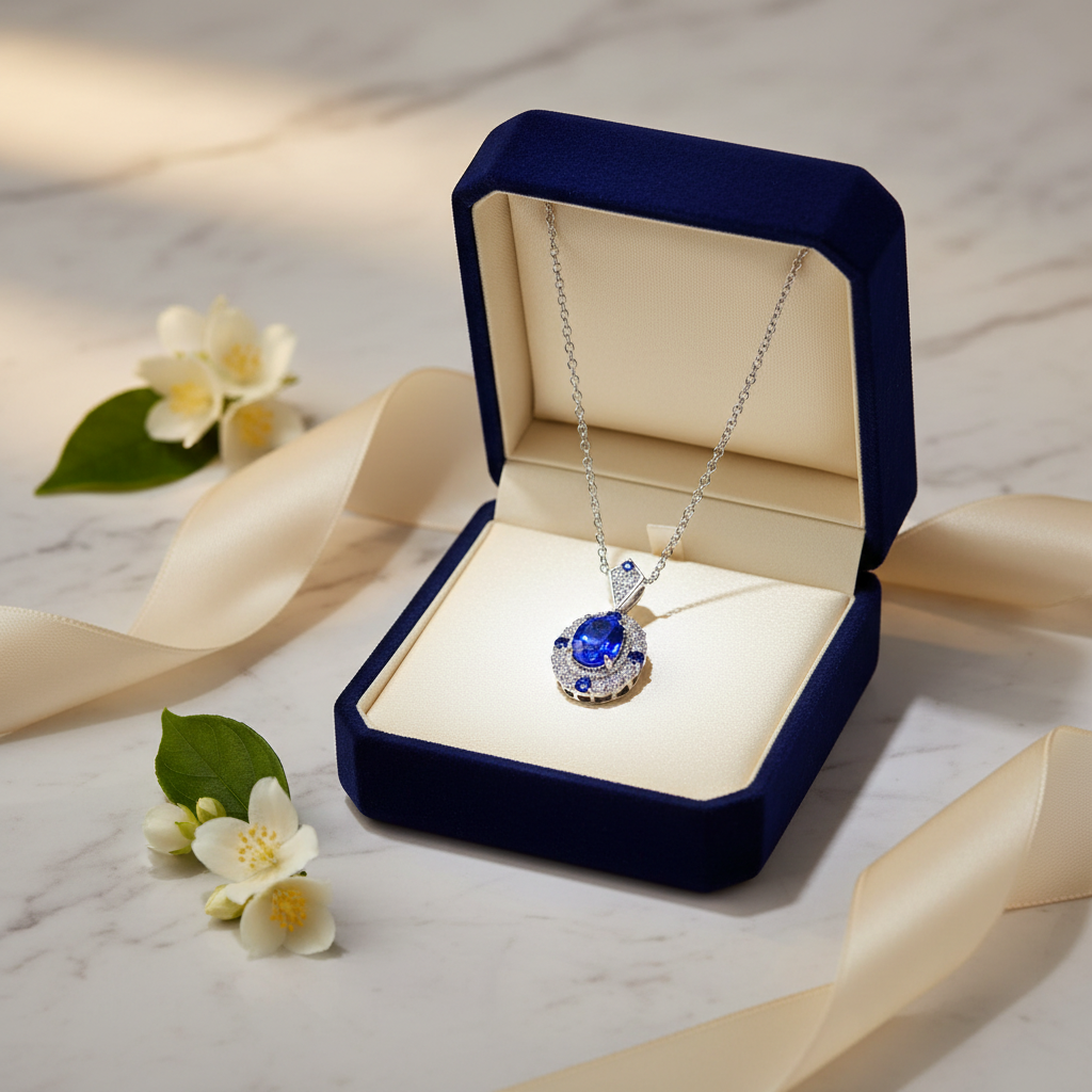 Luxury gift box scene