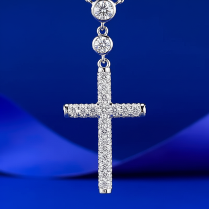 Macro detail - diamond cross