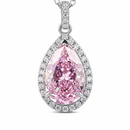 Macro pink teardrop and halo detail
