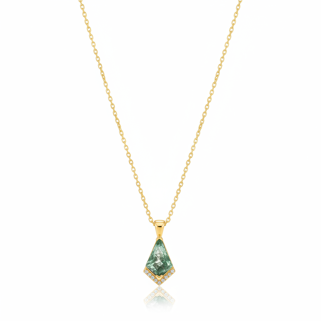 Natural hanging necklace