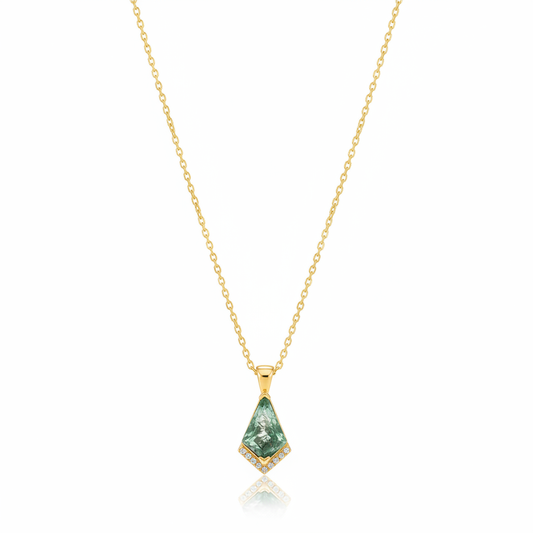 Natural hanging necklace