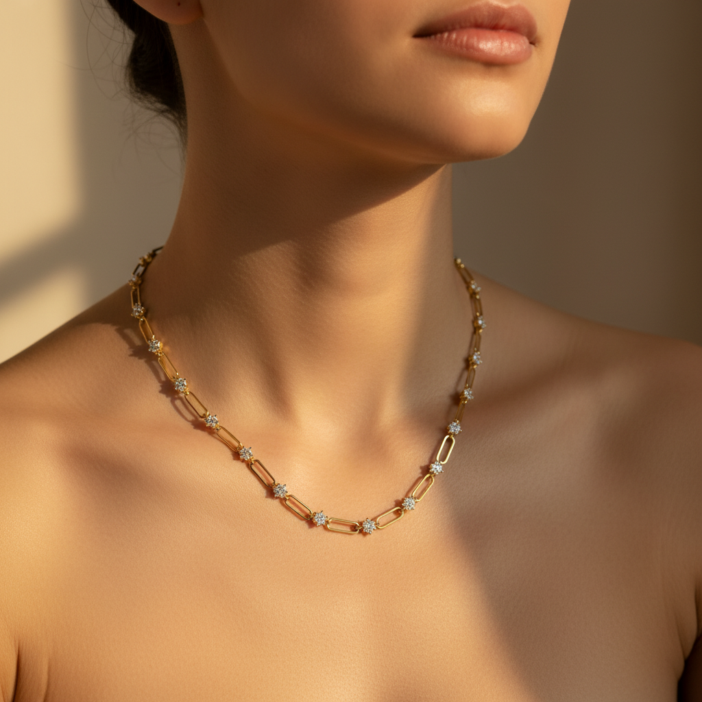 Neck Close-up - Atmospheric Side Light