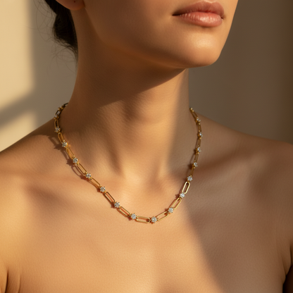 Neck Close-up - Atmospheric Side Light