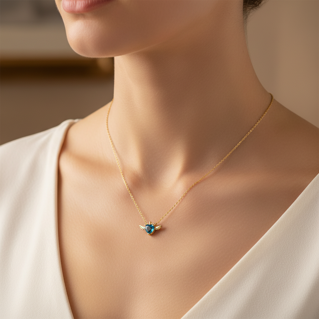 Neck Close-up - Atmospheric Side Light