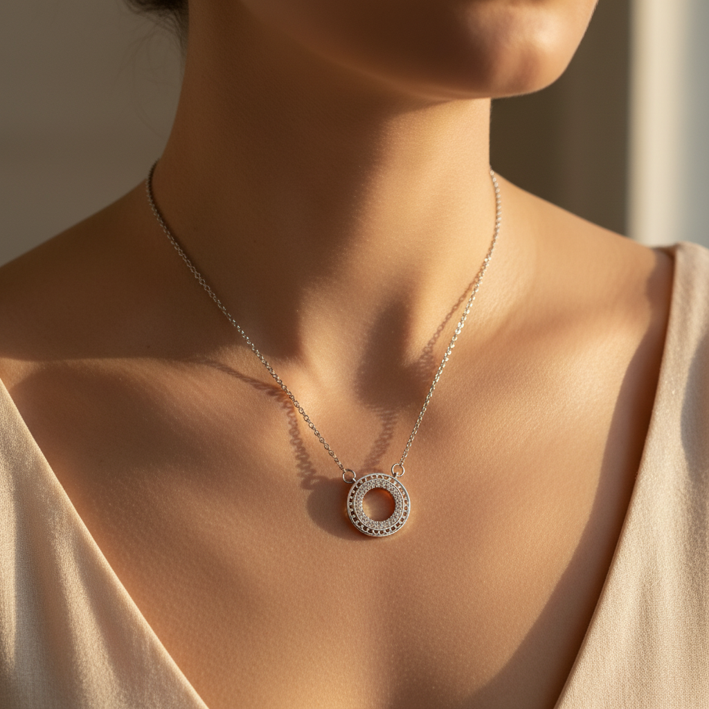 Neck Close-up - Atmospheric Warm Light