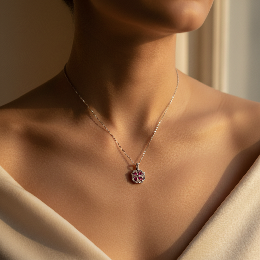 Neck Close-up - Atmospheric Warm Light