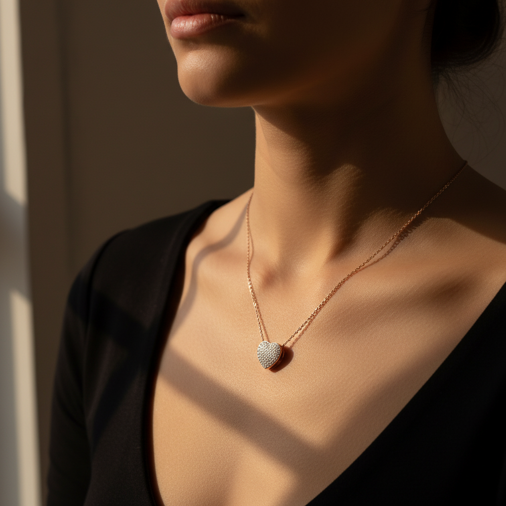 Neck Close-up - Atmospheric Warm Light