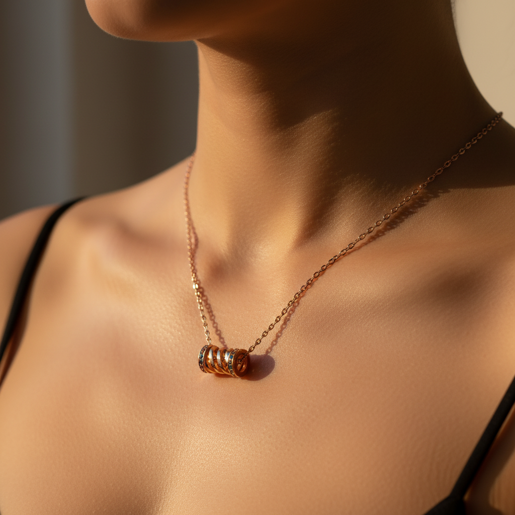 Neck Close-up - Atmospheric Warm Light