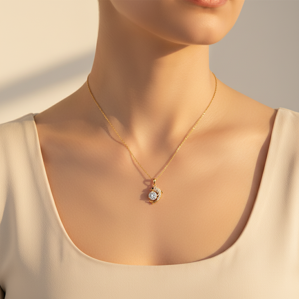 Neck Close-up - Warm Lighting