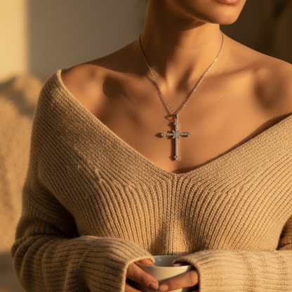 Off-shoulder cozy style