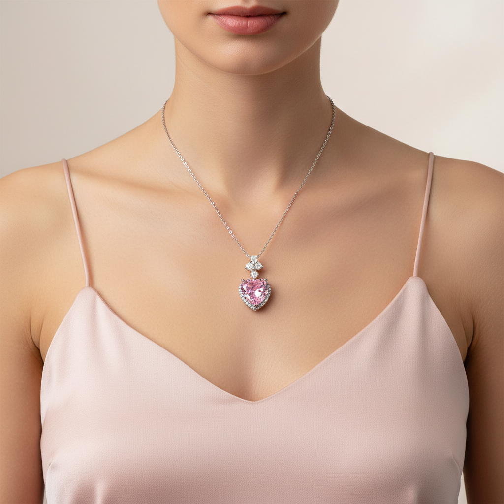 Pink camisole romantic wear