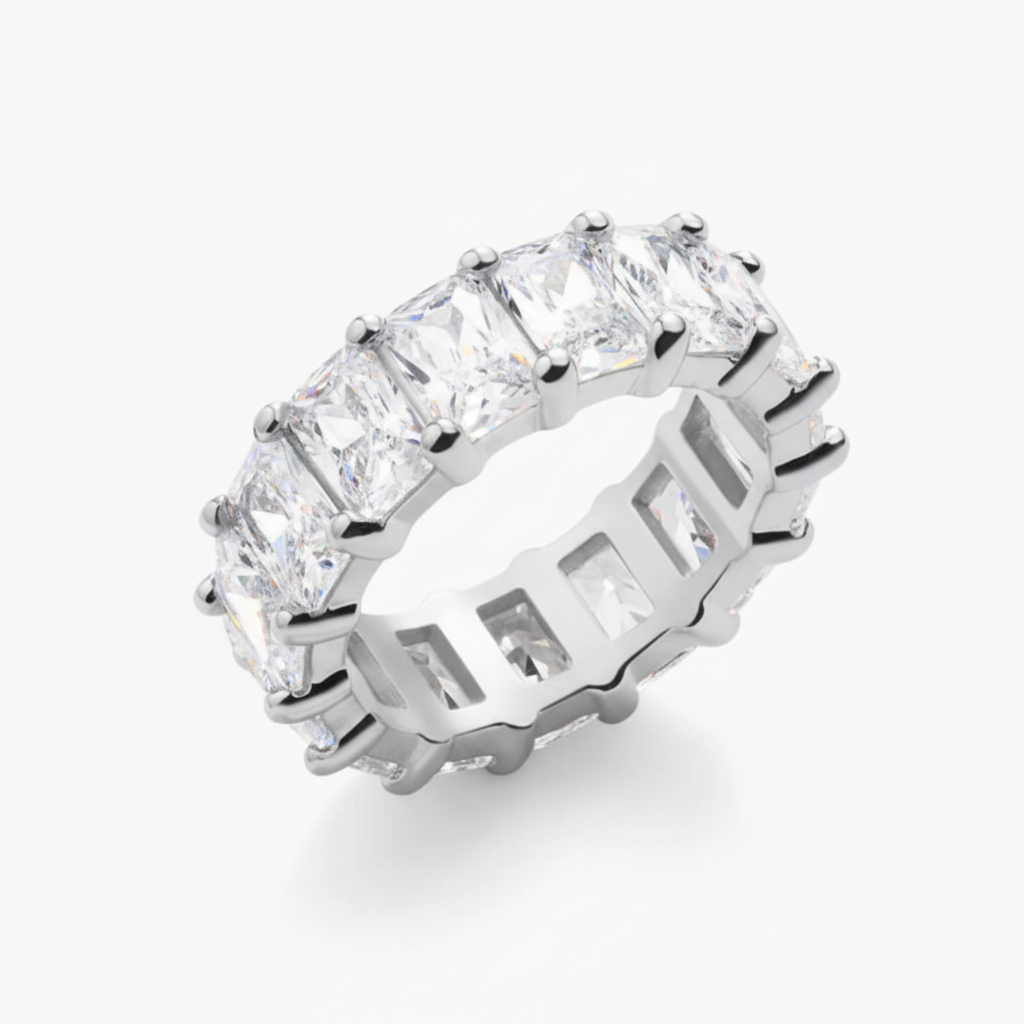 Silver Clarus Ring - White Background