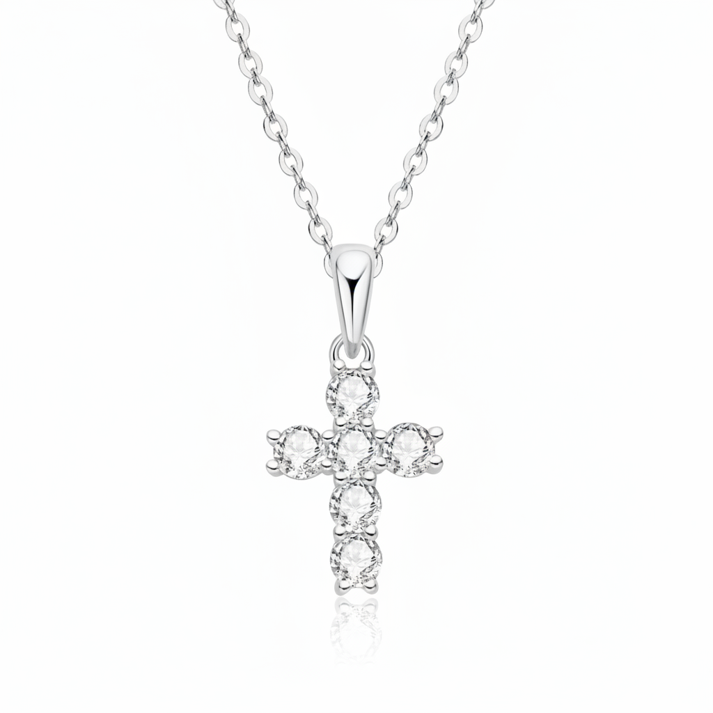 Silver Cross Necklace