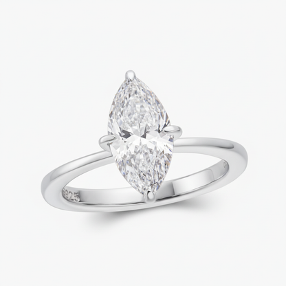 Silver Feu Ring - White Background